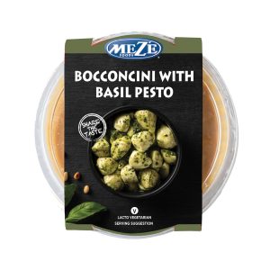 Bocconcini with Basil Pesto
