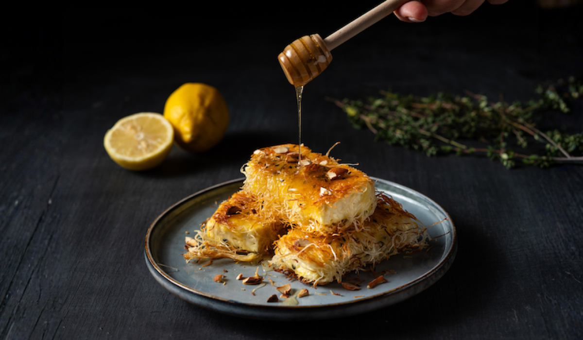 Feta Wrapped in Kataifi Pastry