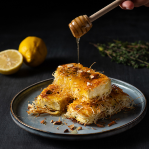 Feta Wrapped in Kataifi Pastry