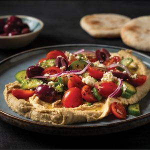 Hummus & Greek Village Salad