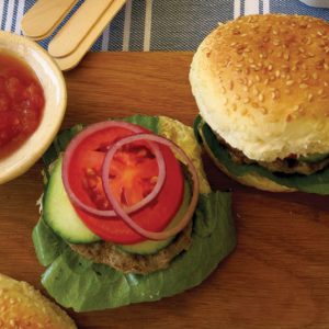 Mini Pesto Burgers